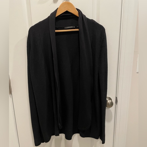 Cyrus Black Open Front Cardigan in Size XL - Picture 1 of 4